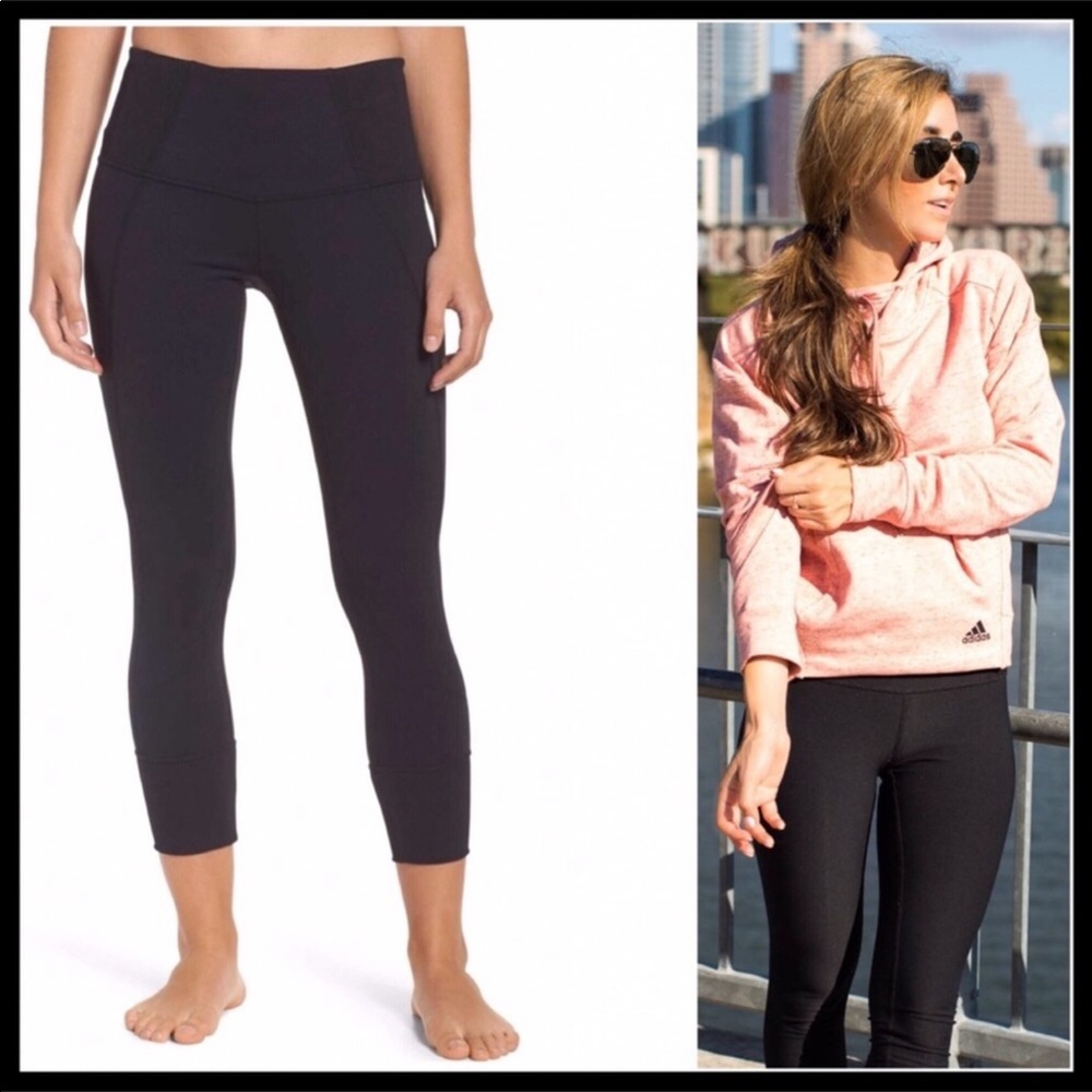 ZELLA BLACK HIGH WAIST MIDI SCULPTING LEGGINGS A3C - Picture 5 of 7
